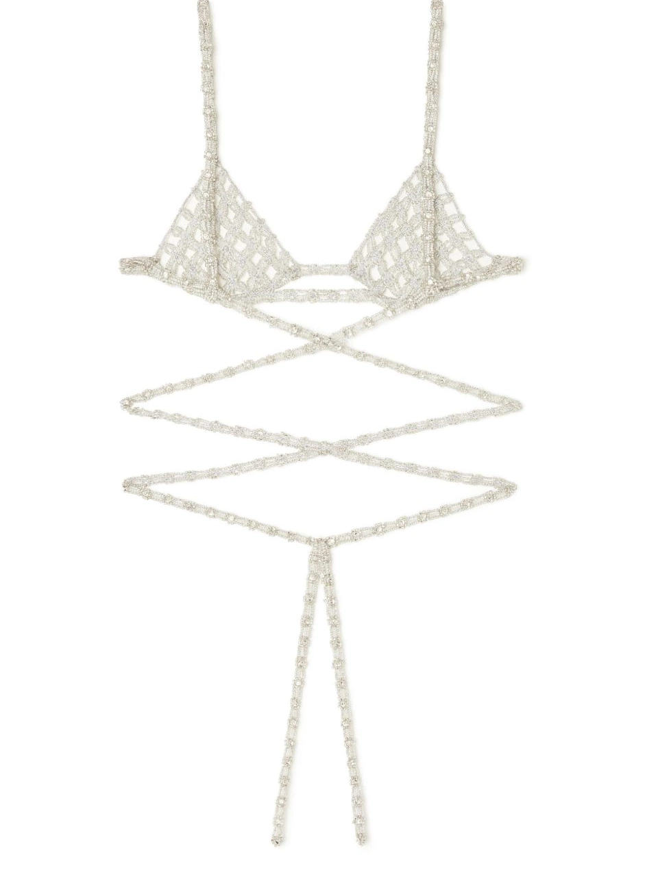 Affordable lace-up Alanui Women triangle bra 0719